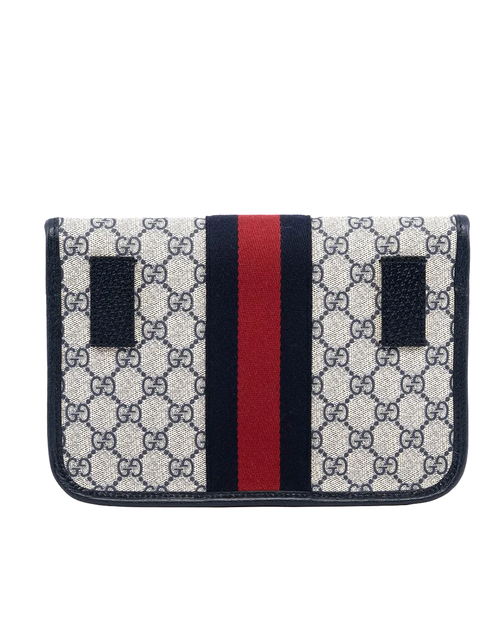 GUCCI OPHIDIA BELT BAG BLUE NAVY GG MONOGRAM CANVAS RSHW 674081 525040 01843 result