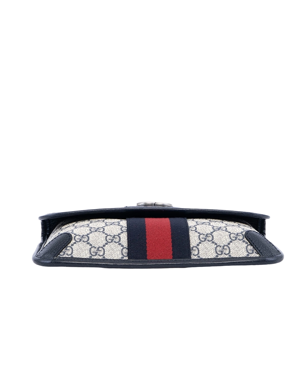 GUCCI OPHIDIA BELT BAG BLUE NAVY GG MONOGRAM CANVAS RSHW 674081 525040 01844 result