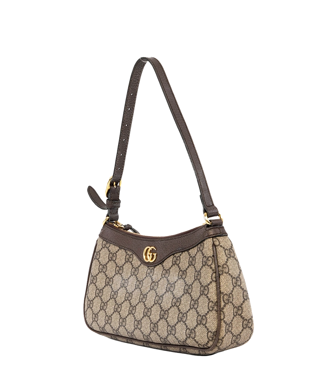 GUCCI OPHIDIA GG SHOULDER SMALL BROWN GG MONOGRAM CANVAS GHW 735145 213817 03849