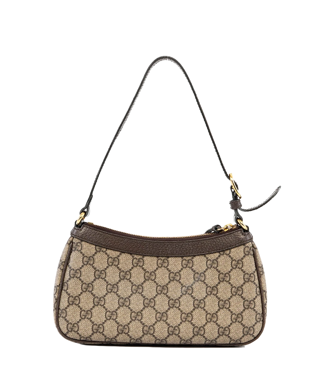 GUCCI OPHIDIA GG SHOULDER SMALL BROWN GG MONOGRAM CANVAS GHW 735145 213817 03851