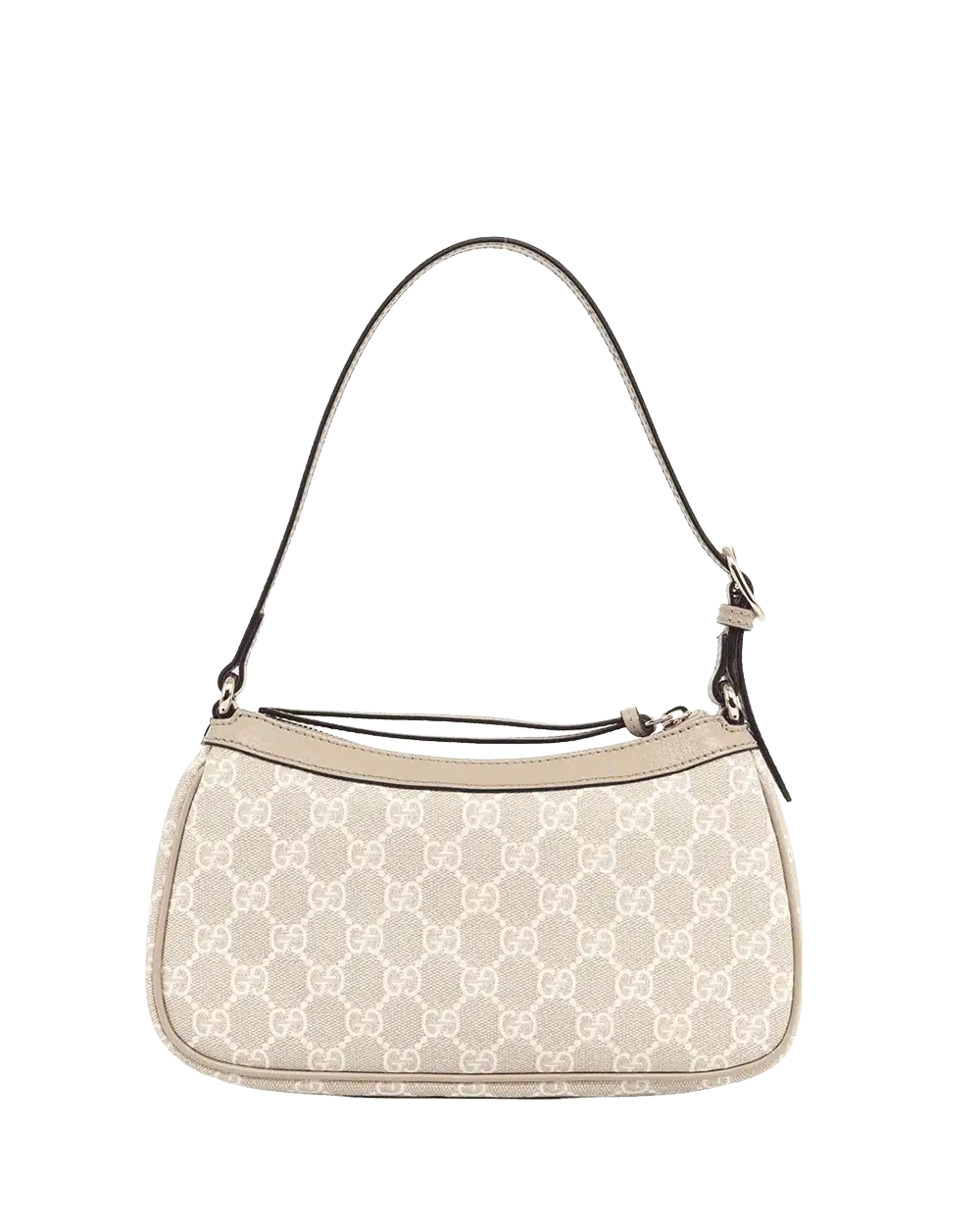 GUCCI OPHIDIA SHOULDER BAG SMALL BEIGE GG MONOGRAM CANVAS GHW 735145 493075 07193 result
