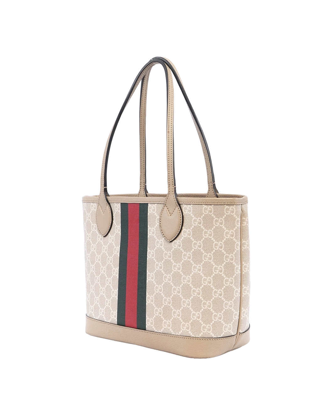 GUCCI OPHIDIA TOTE MINI BEIGE GG MONOGRAM CANVAS 726762 213317 00708