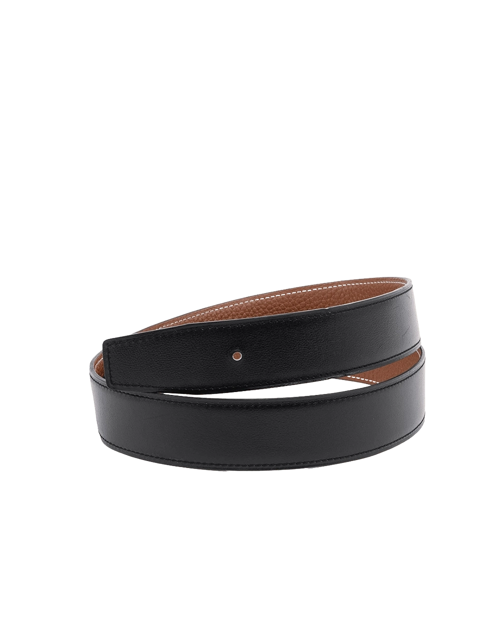 HERMES BELT 3 CM 80 CM BLACK NOIR GOLD Z TY 220 06039