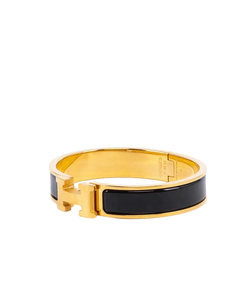 HERMES CLIC CLAC PM BLACK GHW FI 02 32 07368 result
