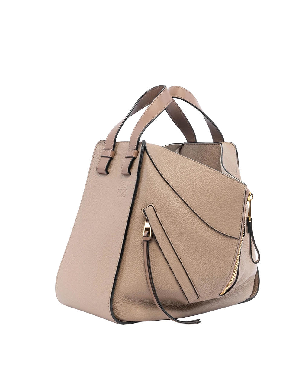 LOEWE HAMMOCK SMALL BROWN CALF GHW 262222 01020