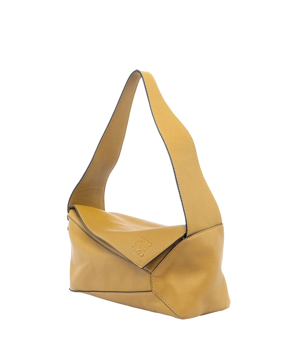 LOEWE PUZZLE HOBO GREEN CALF GHW 02760