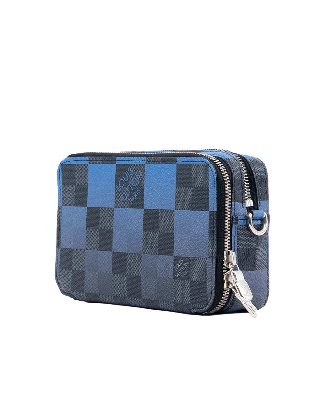 LV ALPHA WEARABLE WALLET GRAPHITE LIMITED GIANT DAMIER CANVAS SHW MICROCHIP 01205