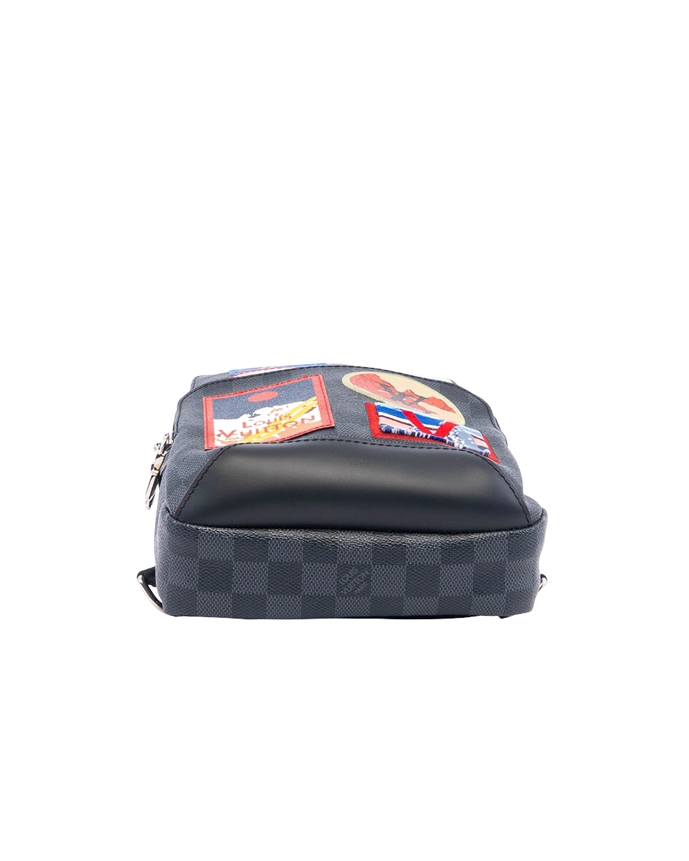 LV AVENUE SLING BAG ALPS PATCHES GRAPHITE DAMIER CANVAS SHW MB3168 01116