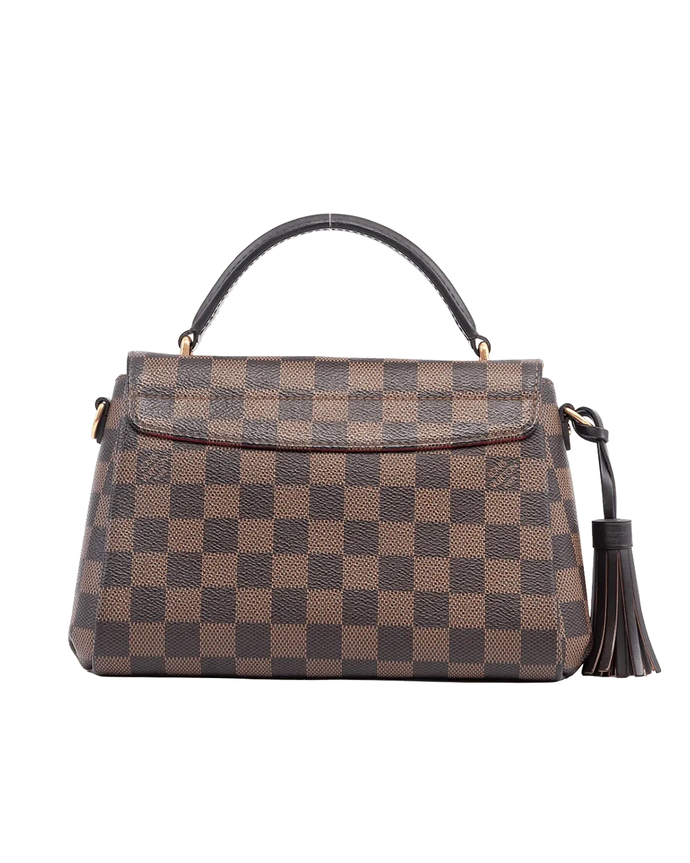 LV CROISETTE BROWN DAMIER CANVAS GHW MICROCHIP 09132