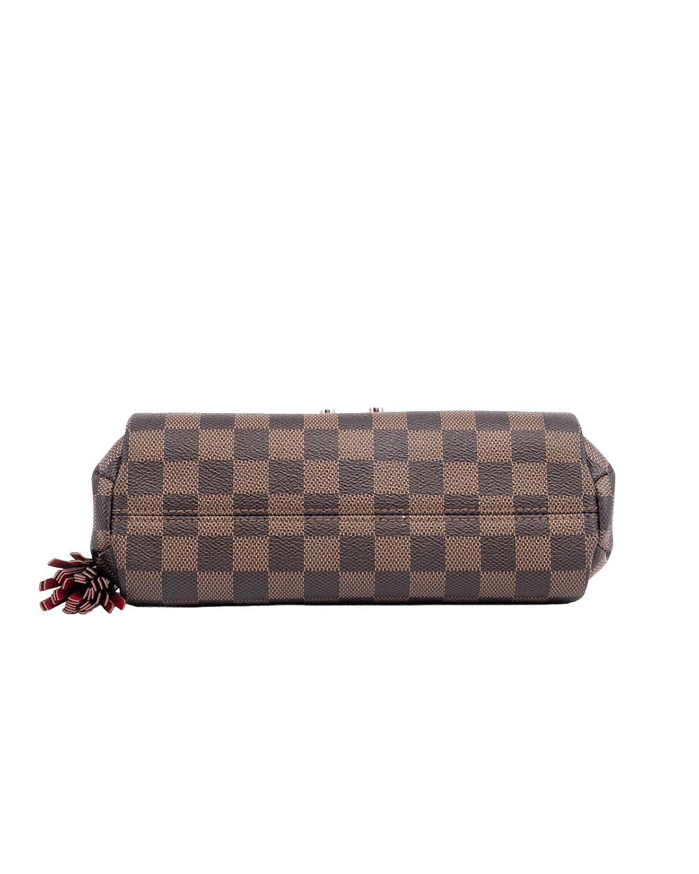 LV CROISETTE BROWN DAMIER CANVAS GHW MICROCHIP 09137