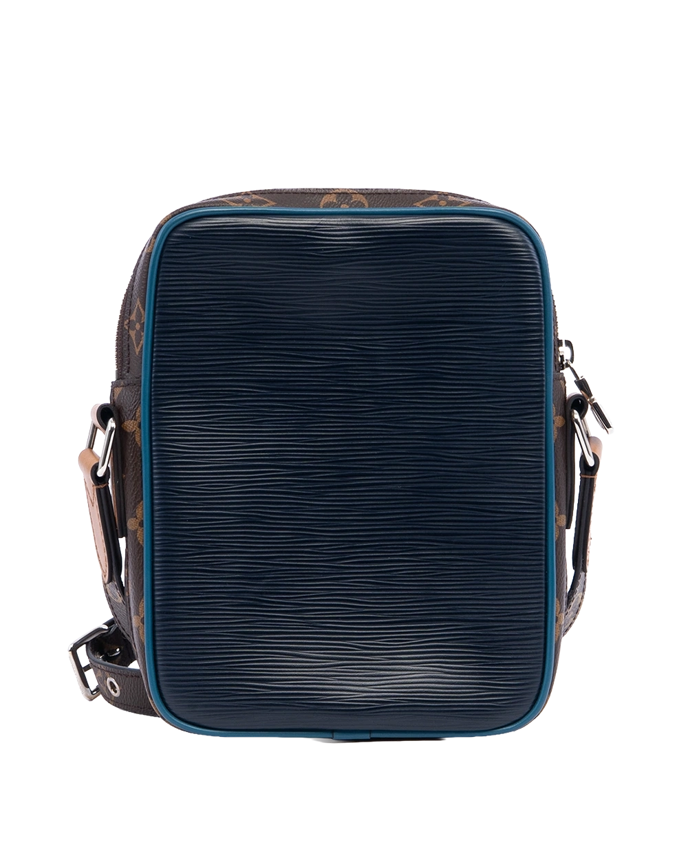 LV DANUBE CROSSBODY BLUE BROWN EPI GHW FO2198 01476 result