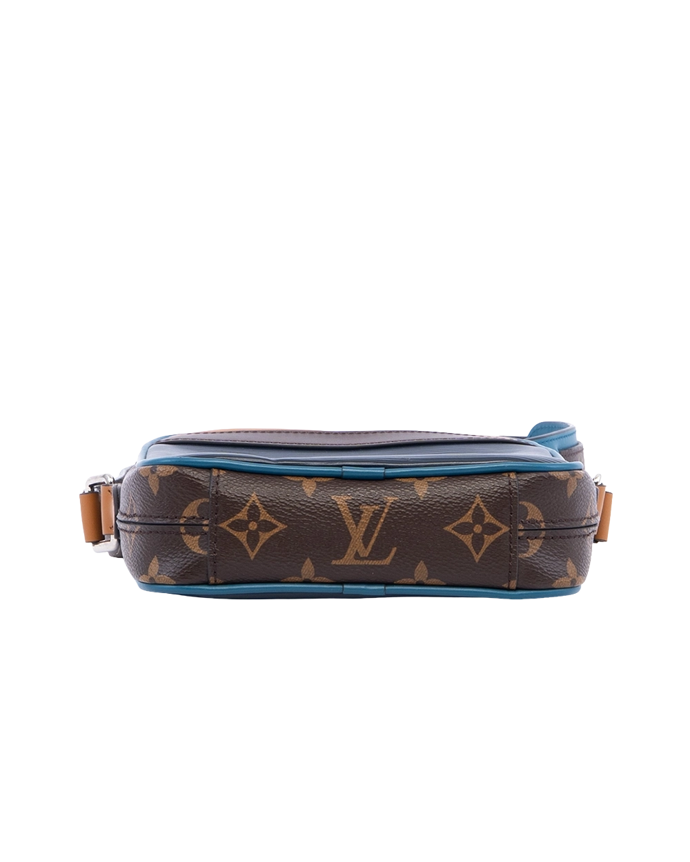 LV DANUBE CROSSBODY BLUE BROWN EPI GHW FO2198 01477 result