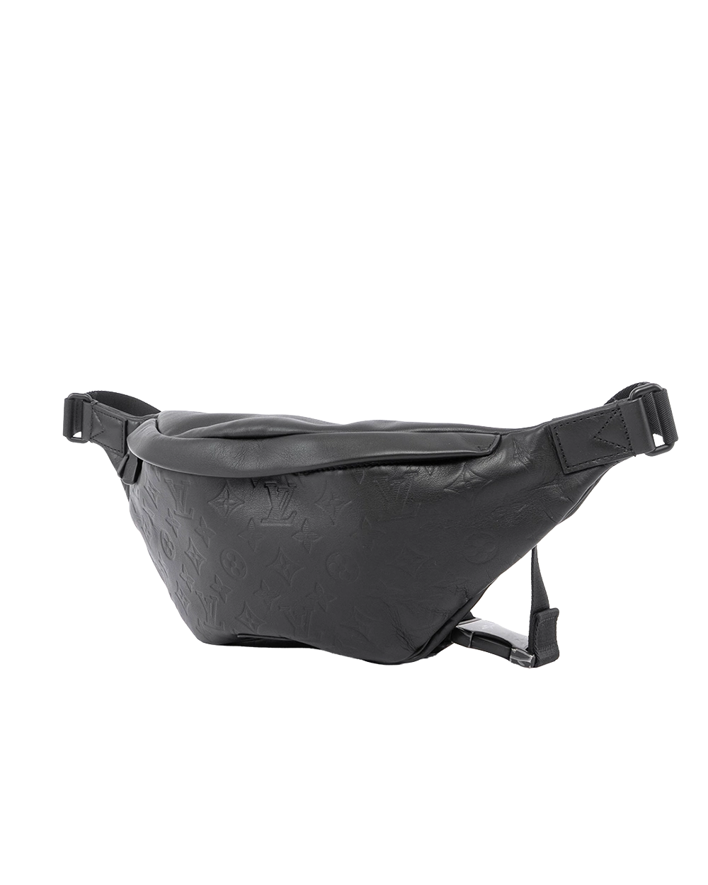 LV DISCOVERY BUMBAG PM BLACK CALF SOBLACK MICROCHIP 03213