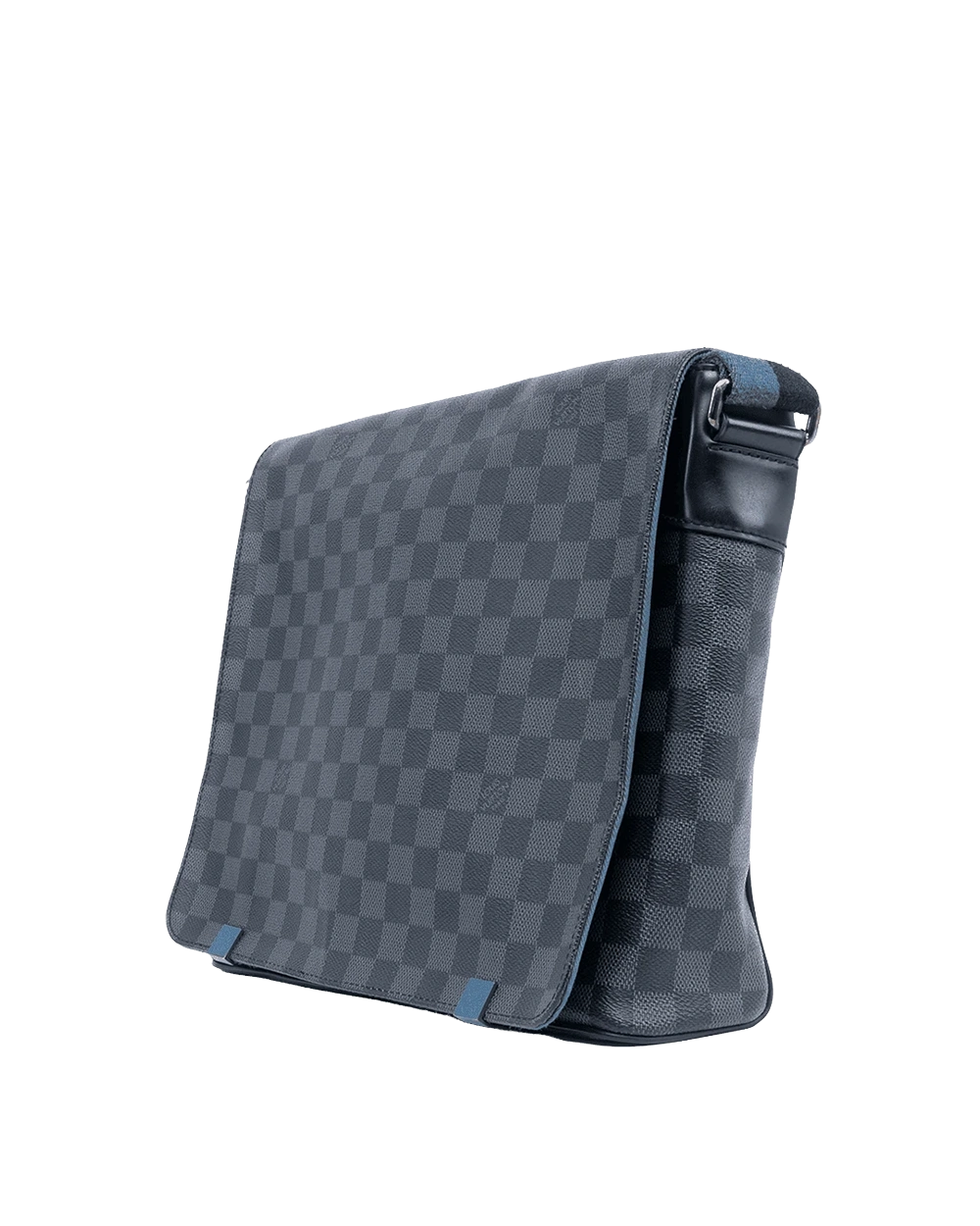 LV DISTRIC MESSENGER MM GRAPHITE DAMIER CANVAS SHW CA4166 08154