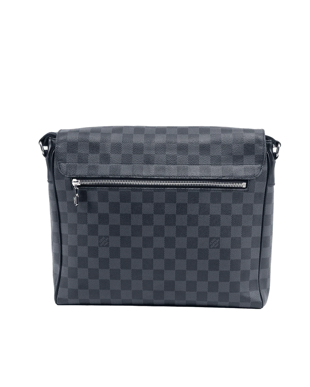 LV DISTRIC MESSENGER MM GRAPHITE DAMIER CANVAS SHW CA4166 08156