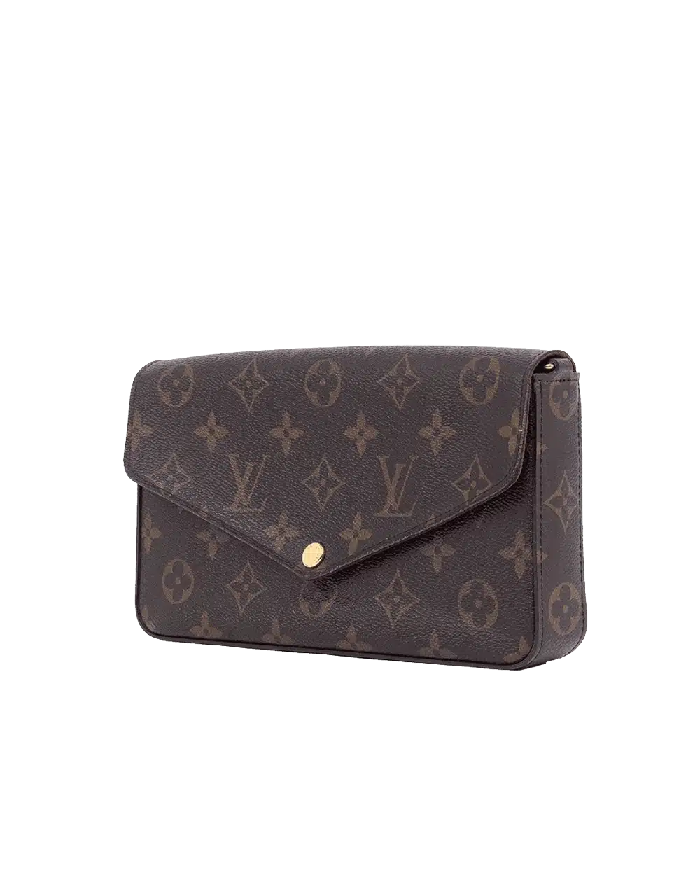LV FELICIE BROWN MONOGRAM CANVAS GHW CA0270 07293 result