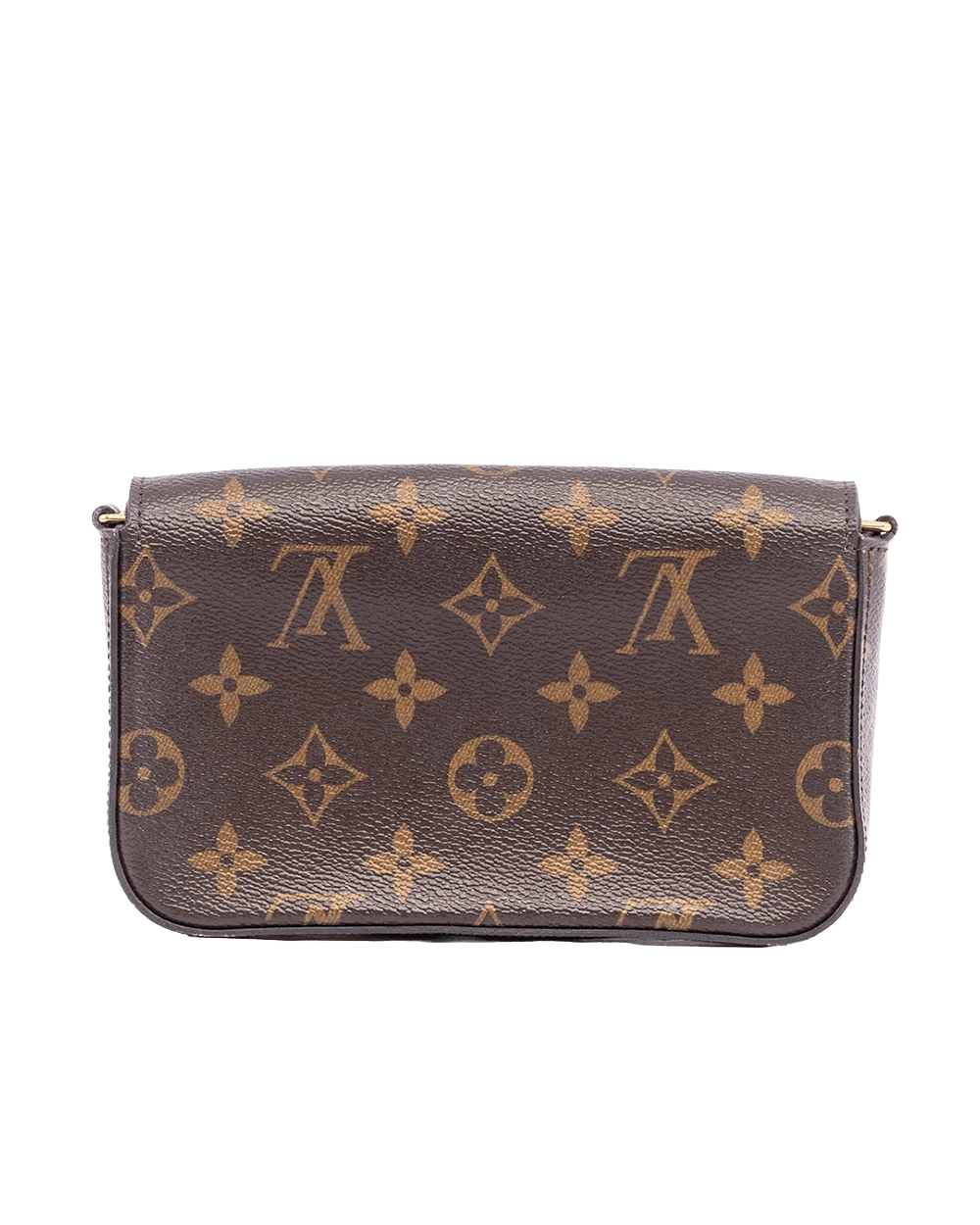 LV FELICIE STRAP&CO BROWN MONOGRAM GHW 08134