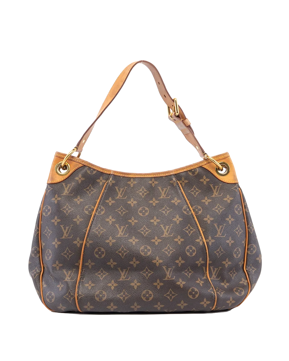 LV GALLIERA PM BROWN MONOCRAM CANVAS GHW FL0160 02415