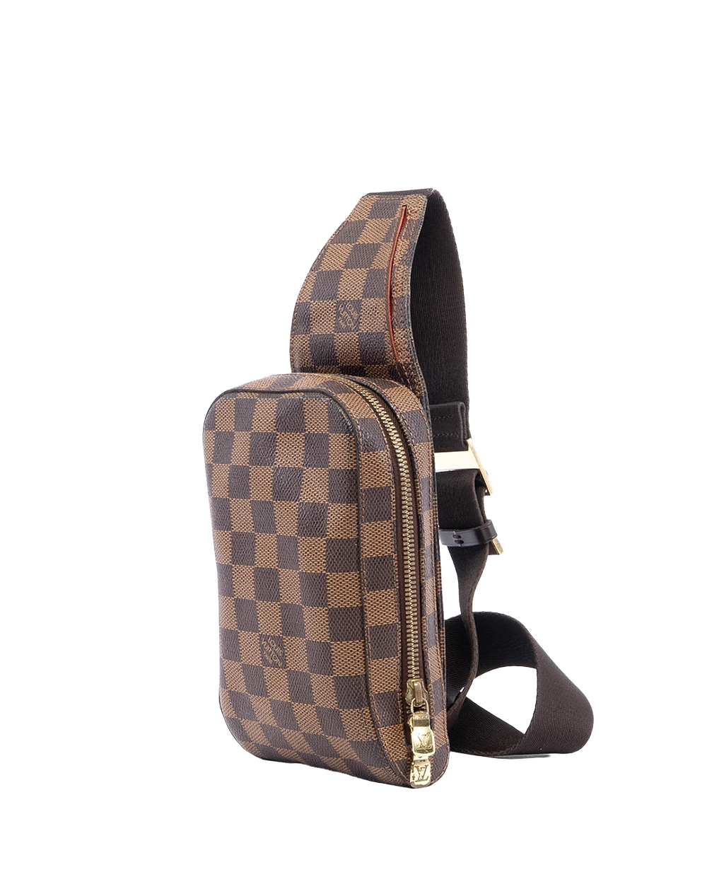 LV GERONIMOS BROWN DAMIER CANVAS GHW CA0093 02831