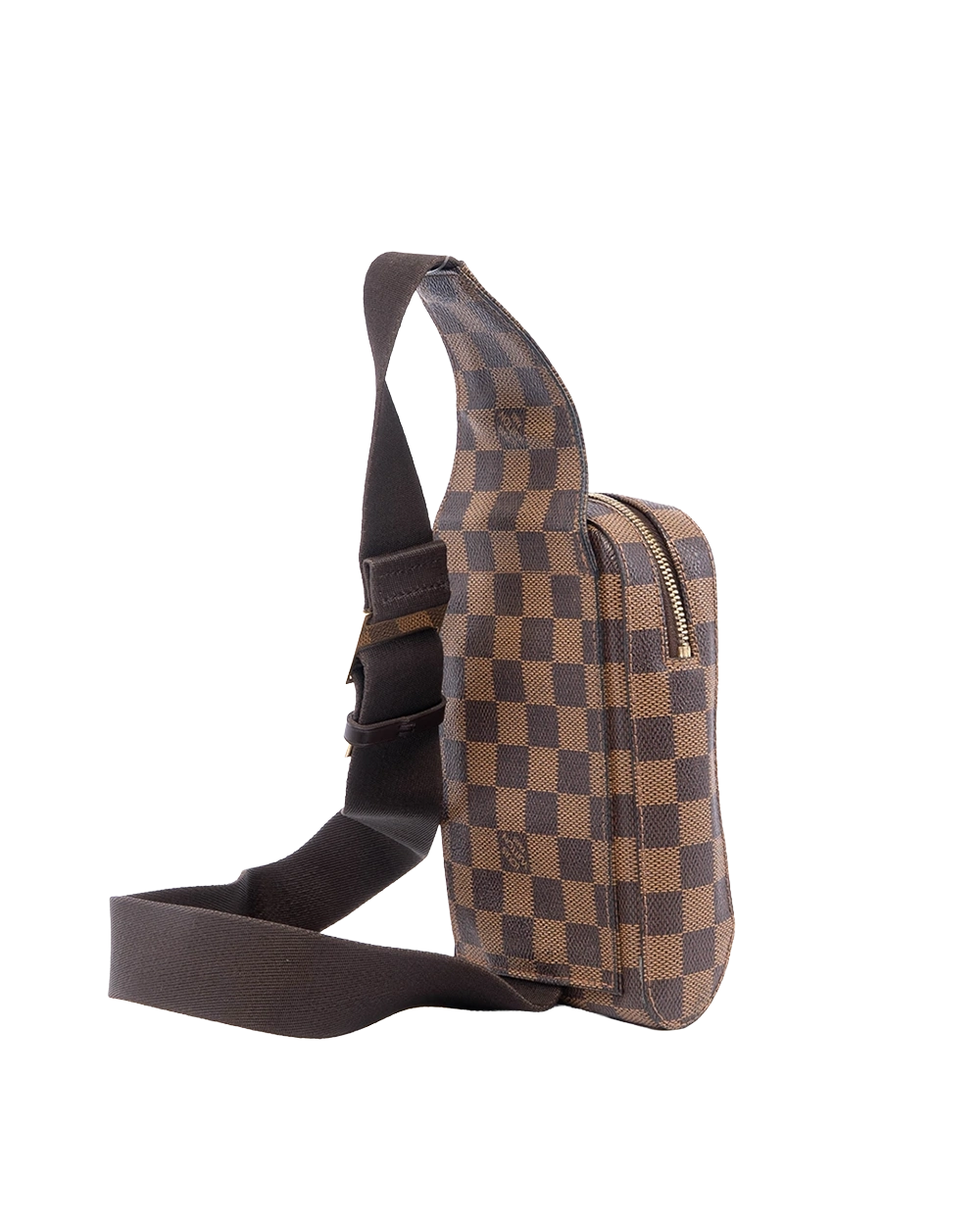 LV GERONIMOS BROWN DAMIER CANVAS GHW CA0093 02832