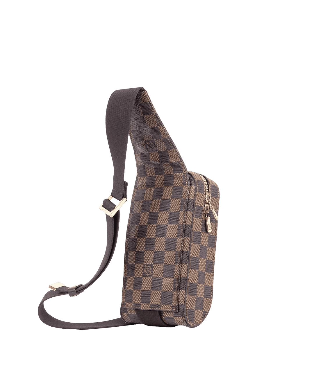LV GERONIMOS BROWN DAMIER CANVAS GHW CA1004 07084 result