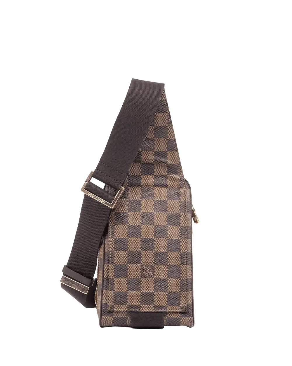 LV GERONIMOS BROWN DAMIER CANVAS GHW CA1004 07085 result