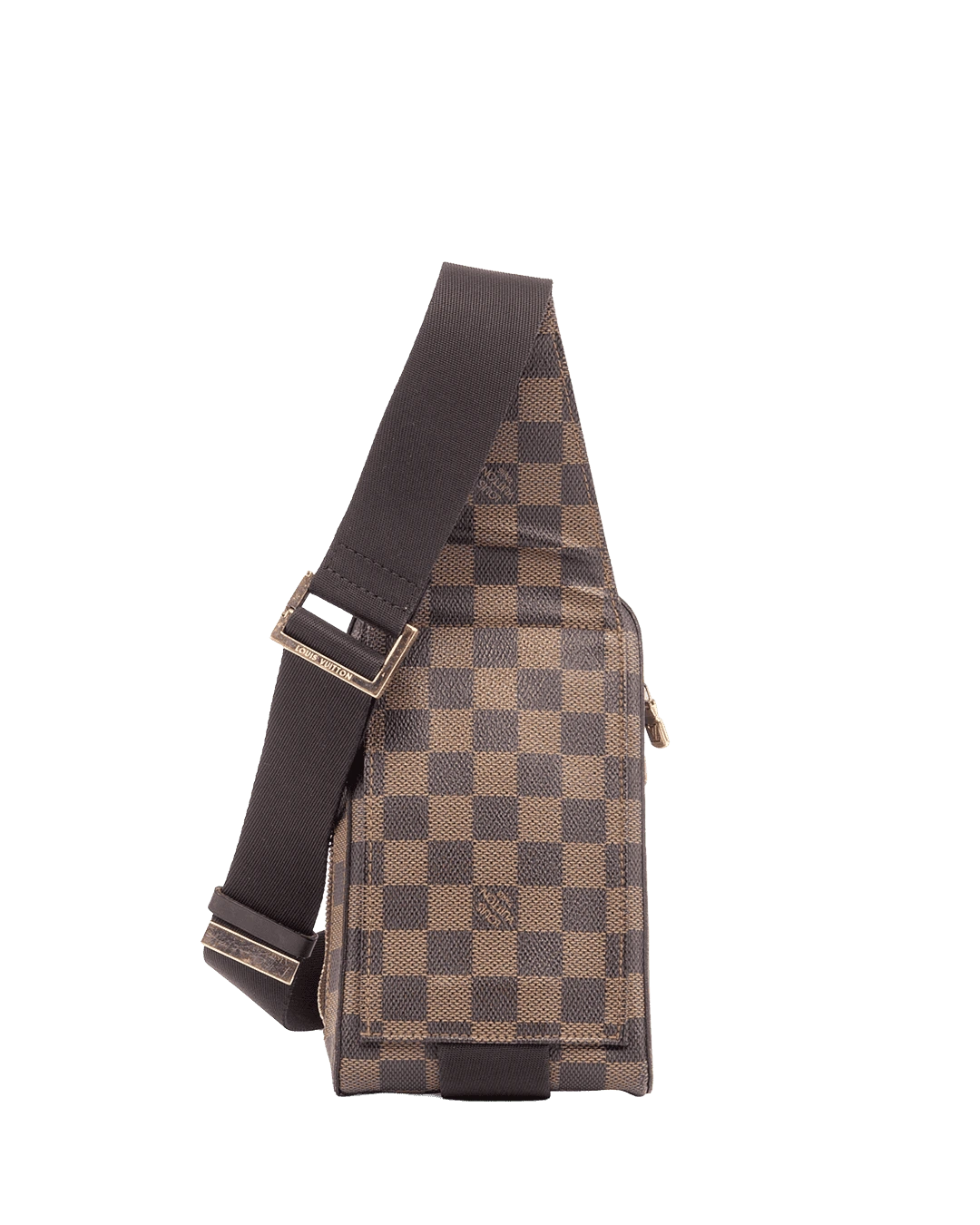 LV GERONIMOS BROWN DAMIER CANVAS GHW CA1004 07085 result