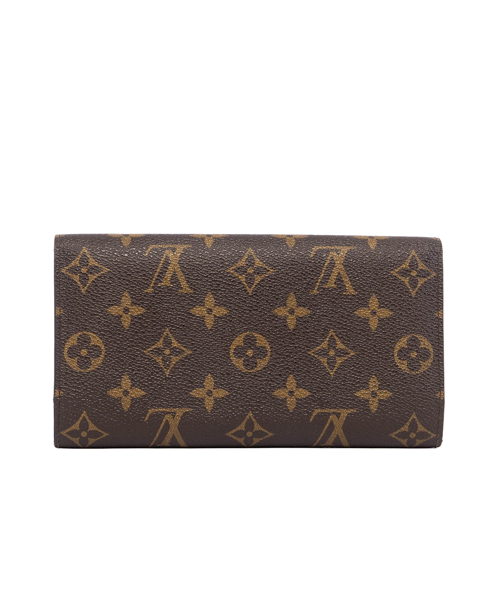 LV INTERNATIONAL TRIFOLD WALLET LONG BROWN MONOGRAM CANVAS GHW TS0171 05194