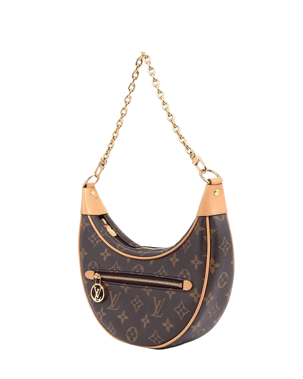 LV LOOP BROWN MONOGRAM CANVAS GHW MICROCHIP 06777 result