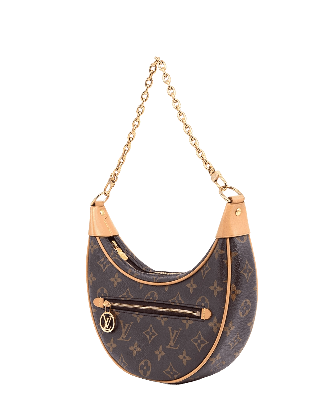 LV LOOP BROWN MONOGRAM CANVAS GHW MICROCHIP 06777 result