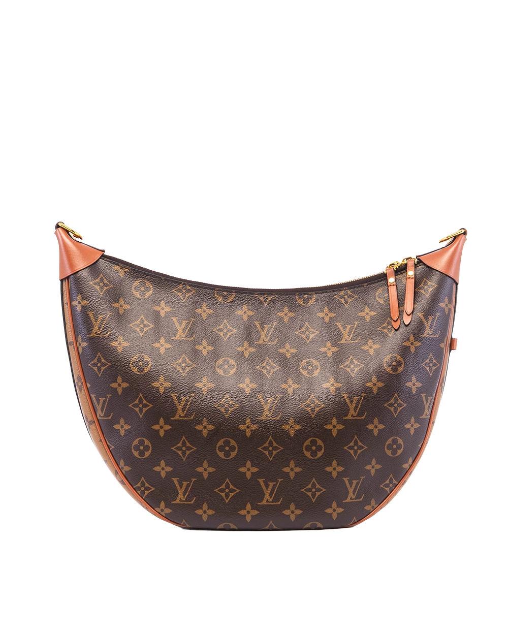 LV LOOP HOBO BROWN MONOGRAM CANVAS GHW MICROCHIP 04411