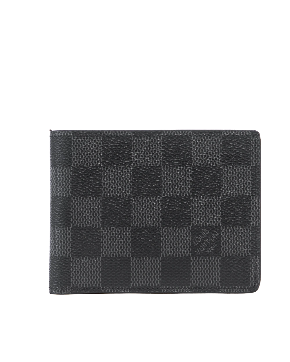 LV MULTIPLE SHORT GRAPHITE DAMIER CANVAS MICROCHIP 05487