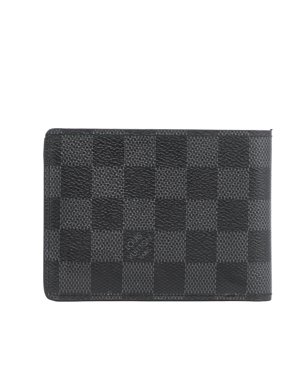 LV MULTIPLE SHORT GRAPHITE DAMIER CANVAS MICROCHIP 05490