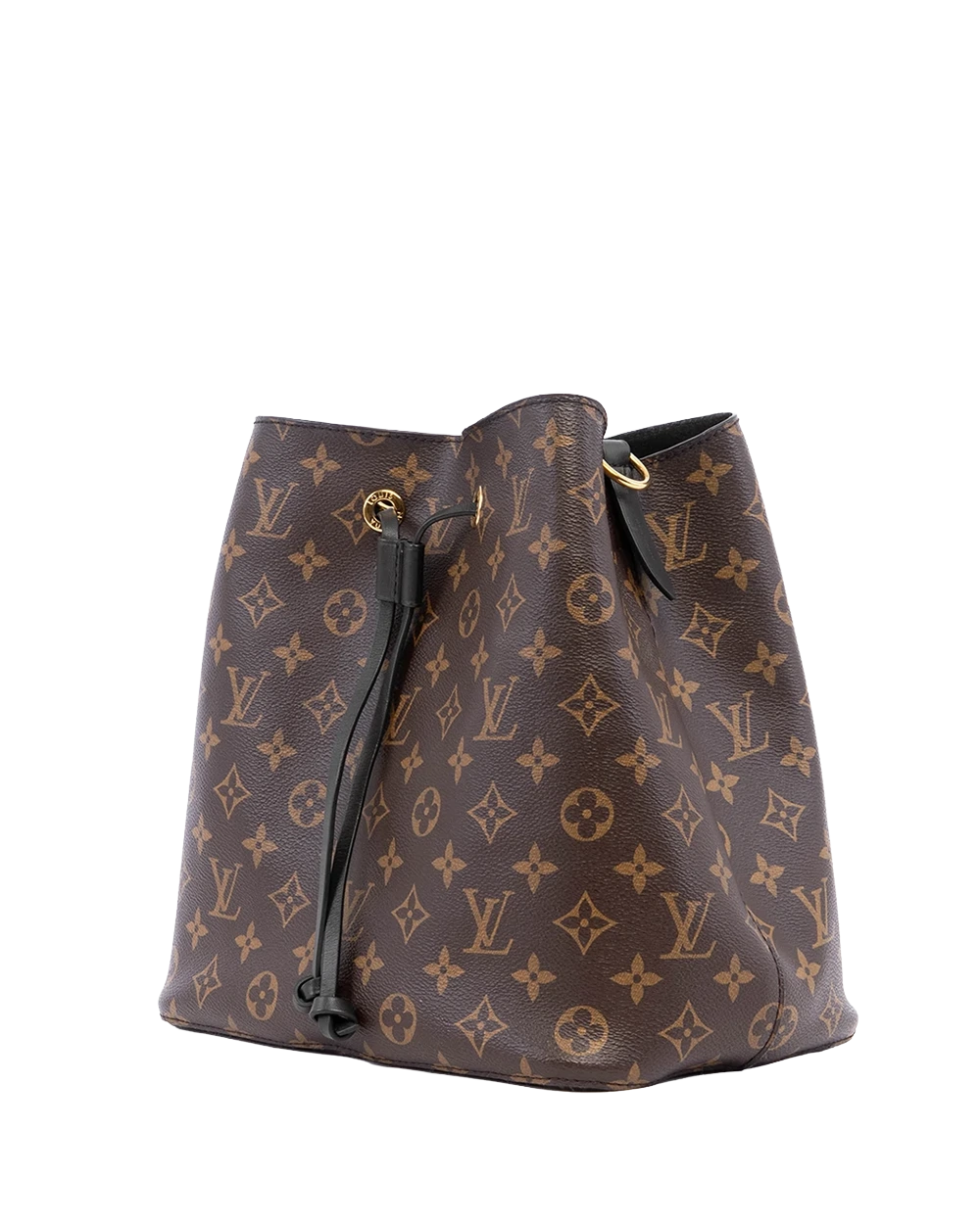 LV NEONOE MM BROWN BLACK MONOGRAM CANVAS GHW MI4137 01097