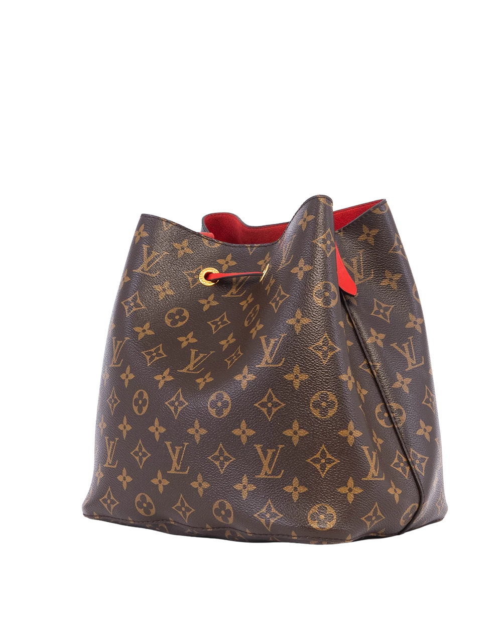 LV NEONOE MM BROWN RED MONOGRAM GHW RI5117 05679