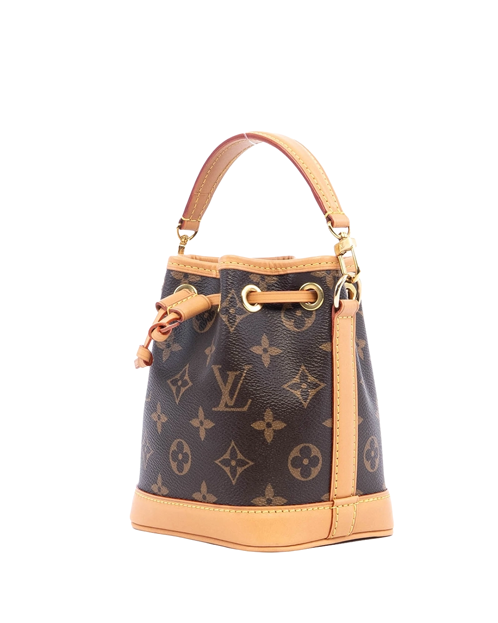 LV NEONOE NANO BROWN MONOGRAM CANVAS GHW MICROCHIP 01695 result