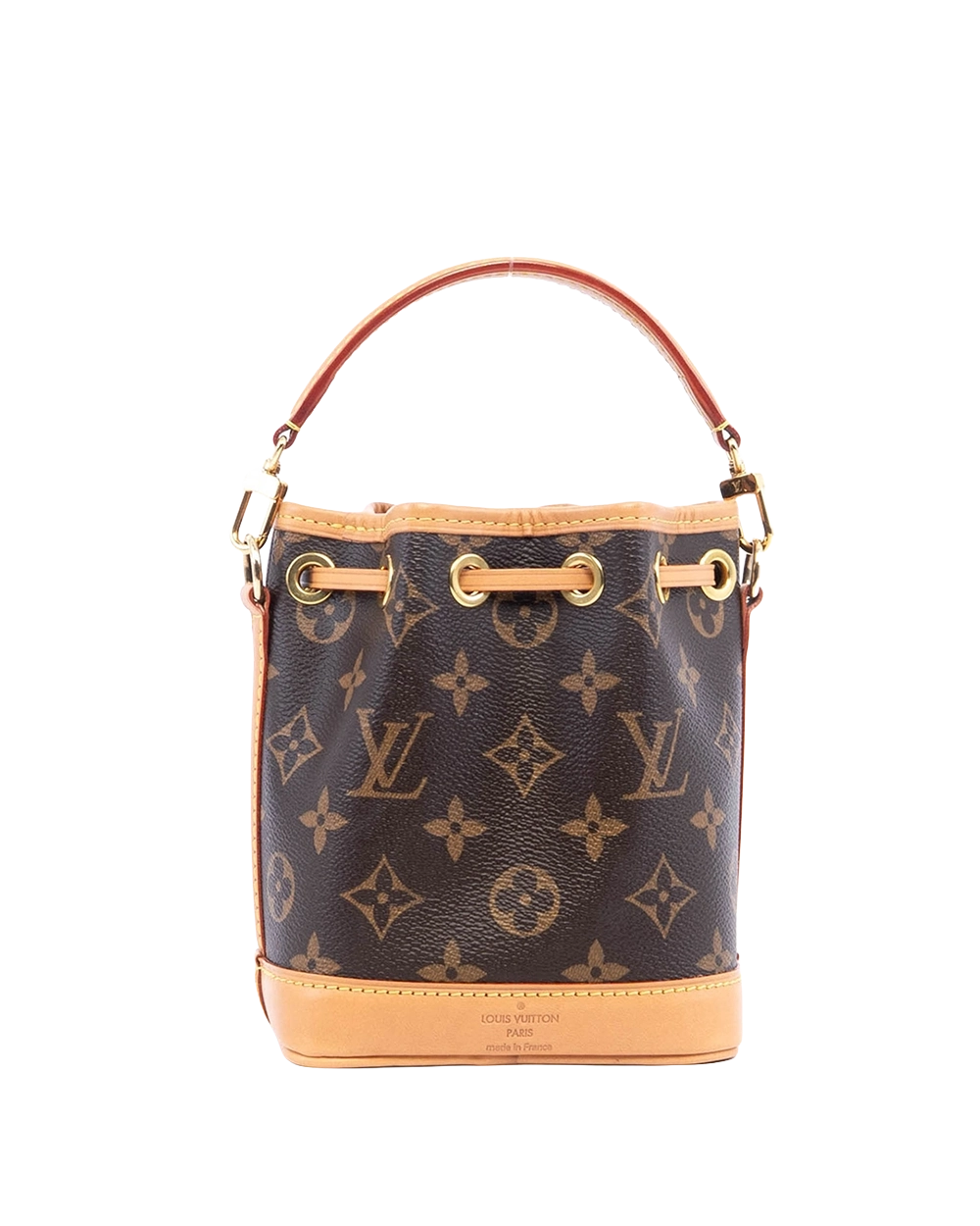 LV NEONOE NANO BROWN MONOGRAM CANVAS GHW MICROCHIP 01698 result