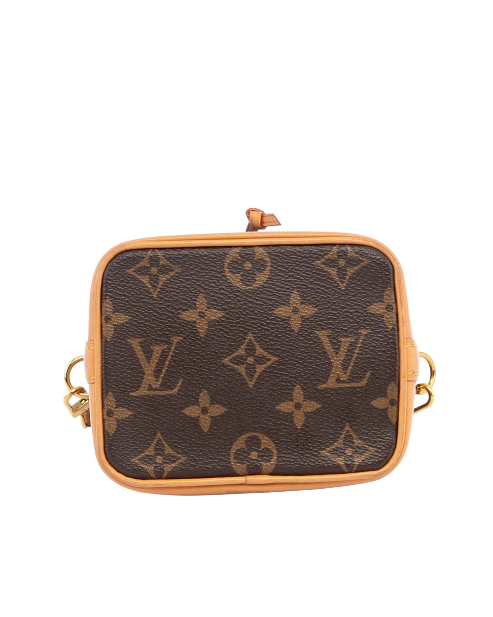 LV NEONOE NANO BROWN MONOGRAM CANVAS GHW MICROCHIP 04102