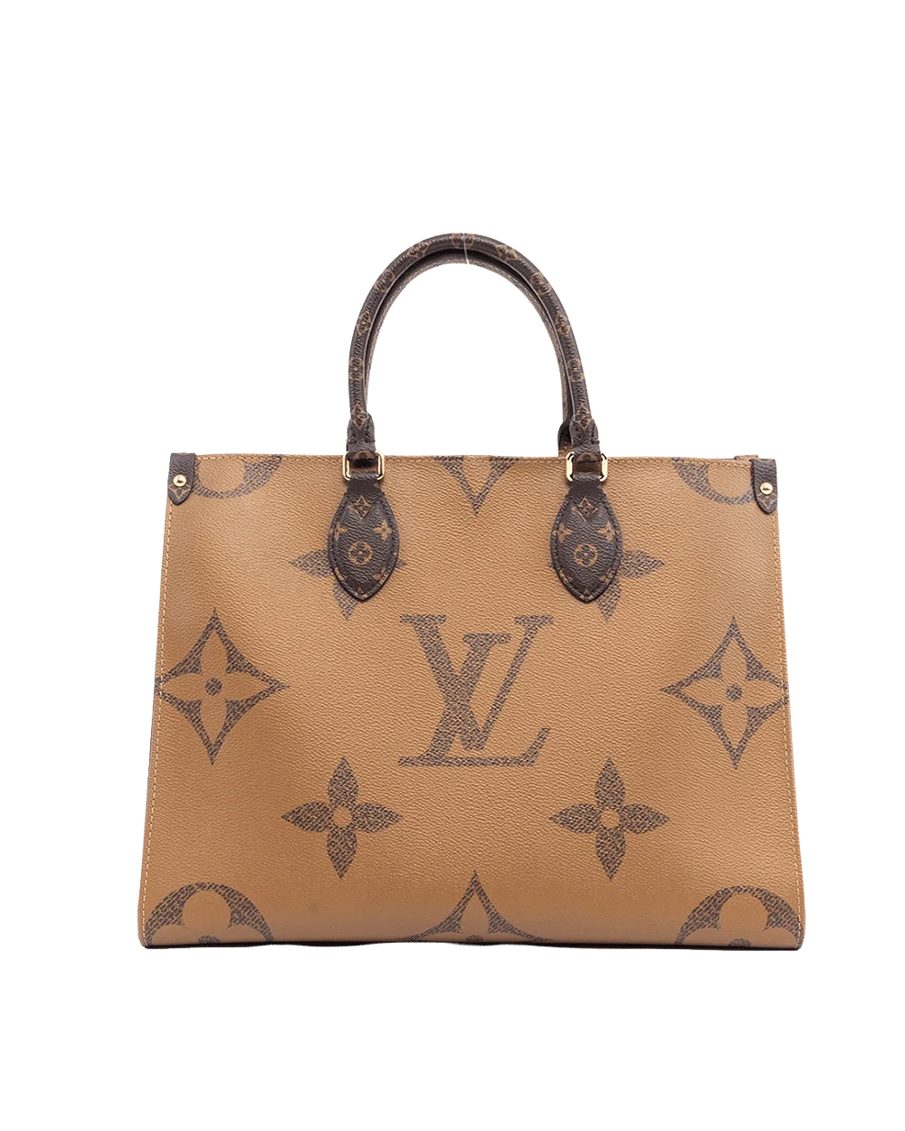 LV ON THE GO MM REVERSE MONOGRAM GHW FX3200 07954