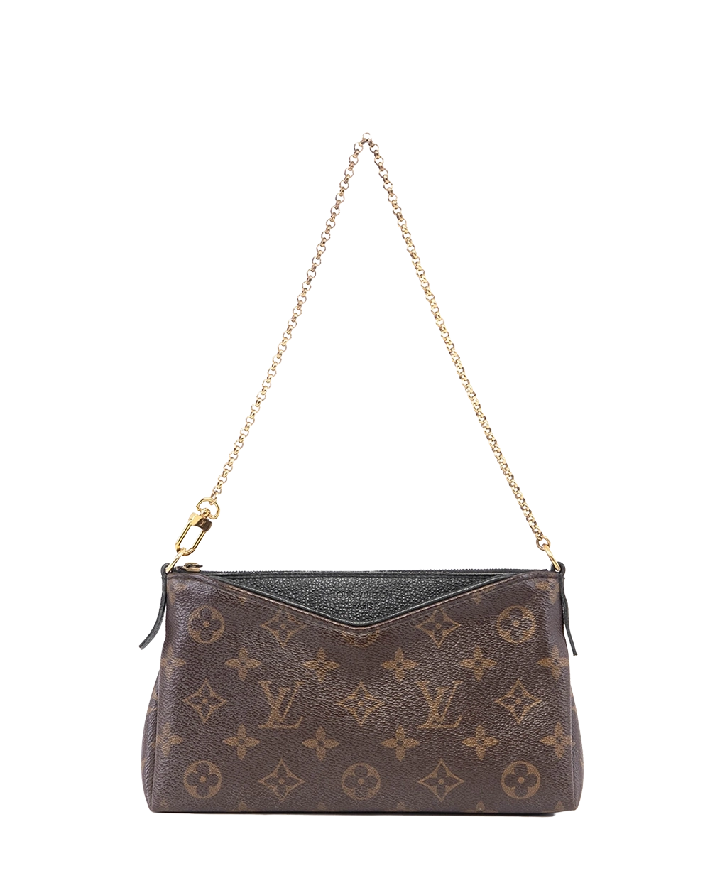 LV PALLAS CLUTCH BROWN MONOGRAM GHW CA2116 03341