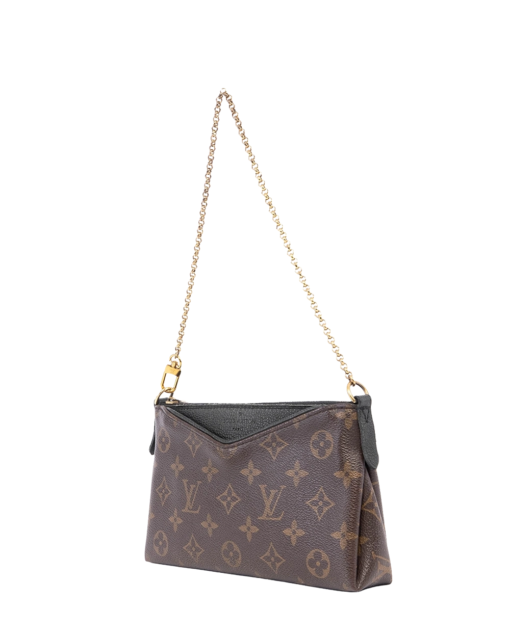 LV PALLAS CLUTCH BROWN MONOGRAM GHW CA2116 03342