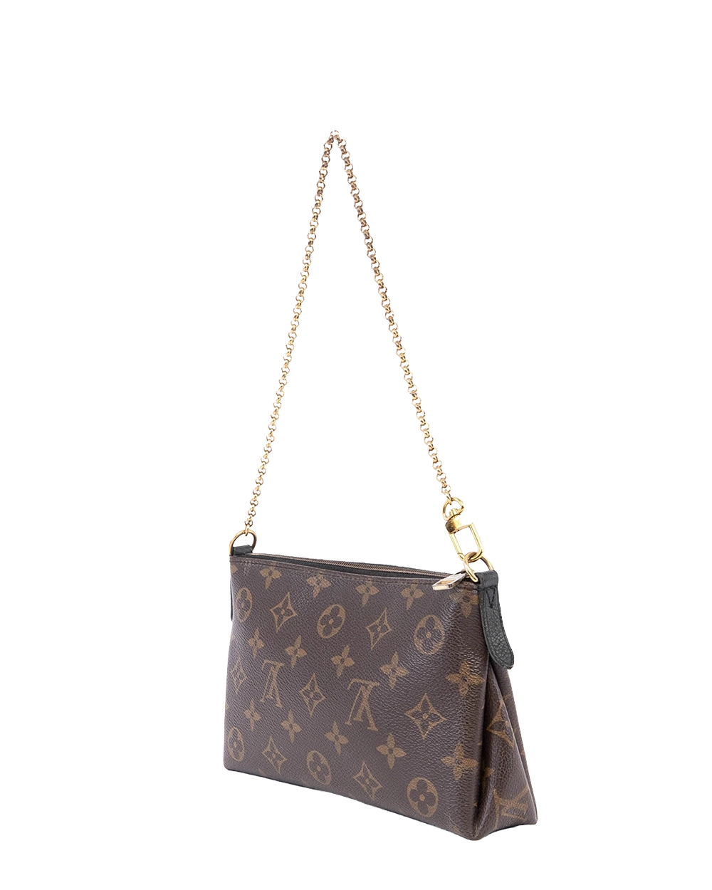LV PALLAS CLUTCH BROWN MONOGRAM GHW CA2116 03343