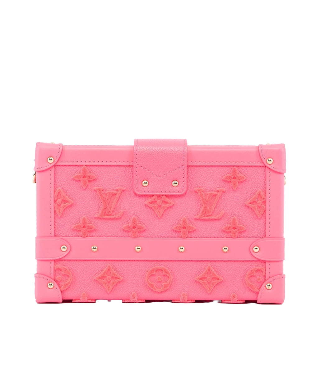 LV PETITE MALLE PINK ROSE FLUO MONOGRAM CALF SHW MICROCHIP 03169