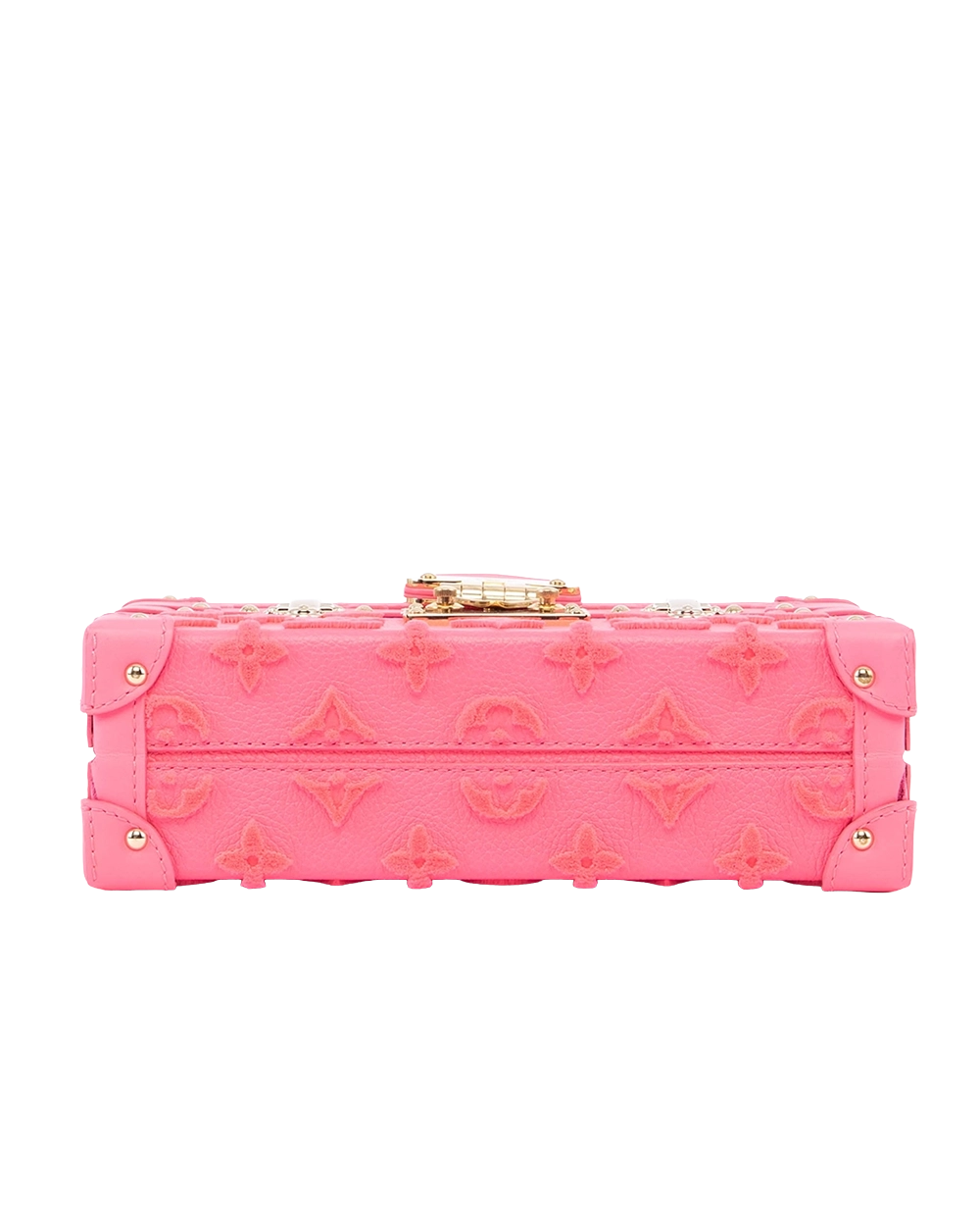 LV PETITE MALLE PINK ROSE FLUO MONOGRAM CALF SHW MICROCHIP 03171
