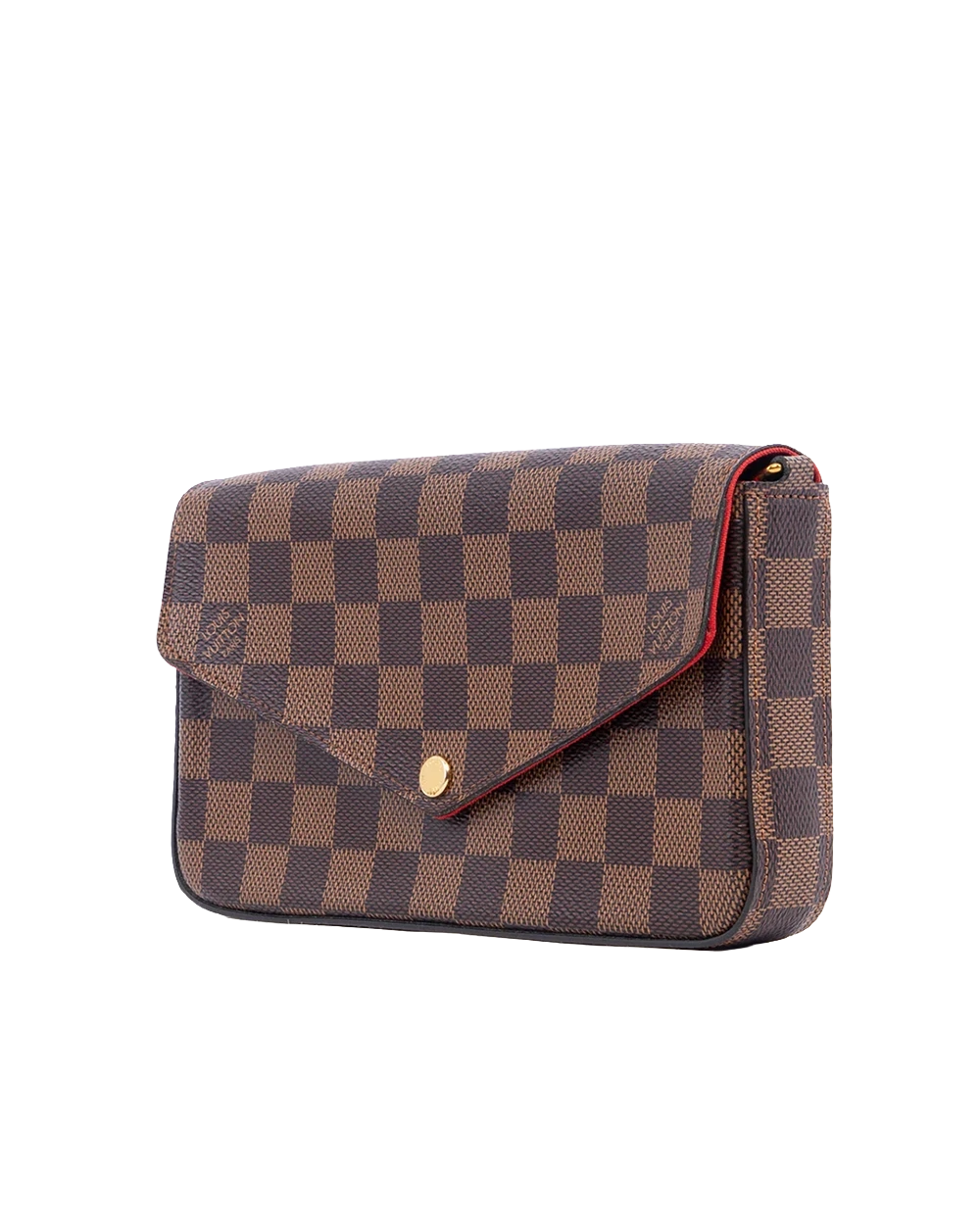 LV POCHETTE FELICIE BROWN DAMIER CANVAS GHW M14139 01244