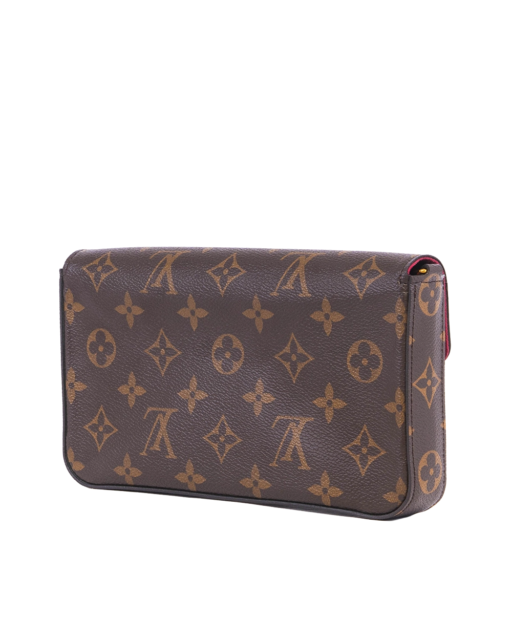 LV POCHETTE FELICIE BROWN MONOGRAM CANVAS GHW MICROCHIP 05526