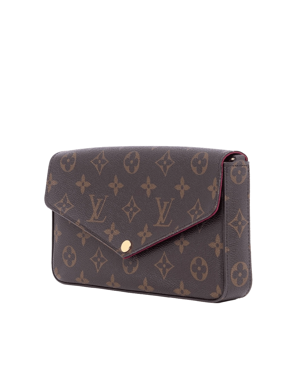 LV POCHETTE FELICIE BROWN MONOGRAM CANVAS GHW 00113
