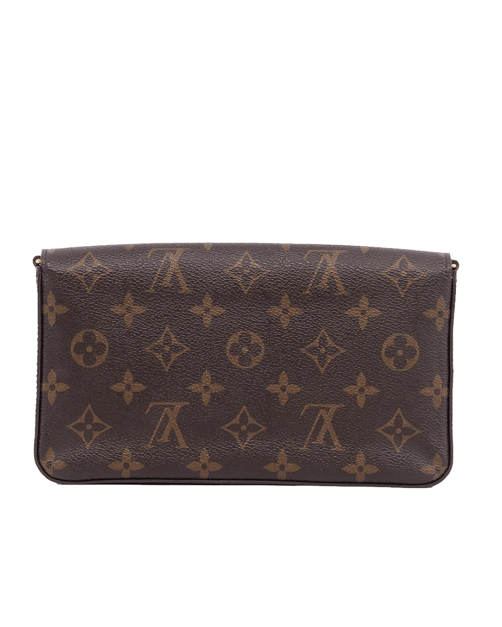 LV POCHETTE FELICIE BROWN MONOGRAM CANVAS GHW 00115