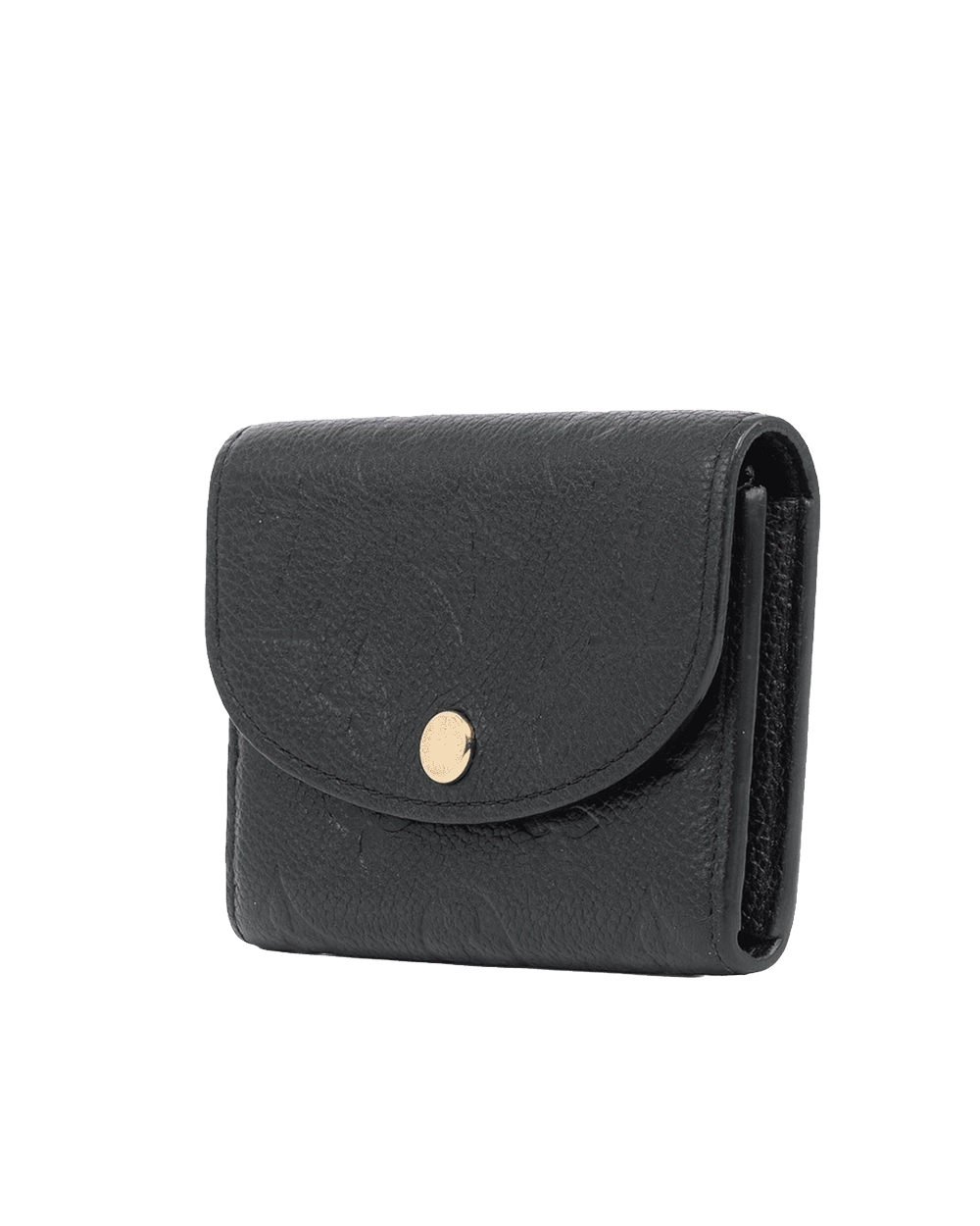 LV ROSALIE WALLET SHORT BLACK GIANT MONOGRAM CALF GHW MICROCHIP 05945