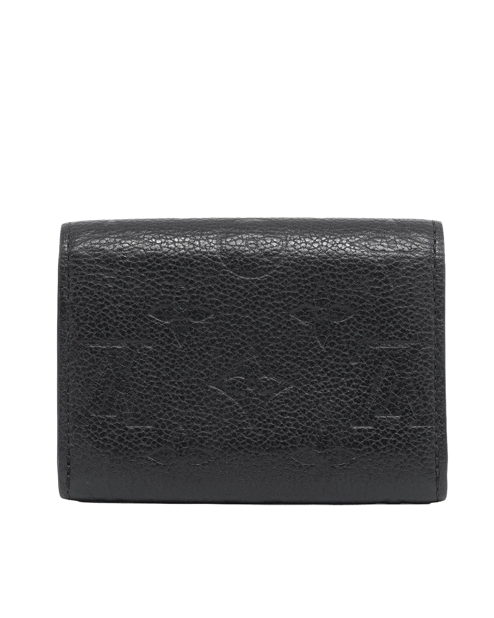 LV ROSALIE WALLET SHORT BLACK GIANT MONOGRAM CALF GHW MICROCHIP 05947
